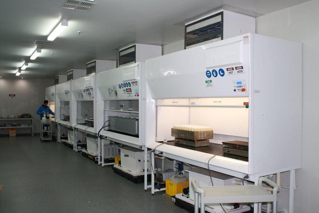 Bioreactor vessel in a laboratory
